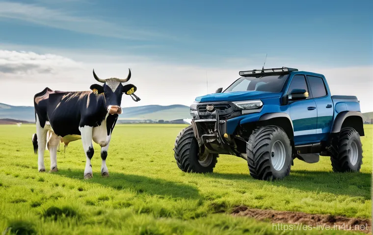 축산업 자격증 학습 앱 추천 - **Prompt:** A dynamic, wide-angle shot of a modern livestock farmer, a woman in her late 30s with a ... 축산업 자격증 학습 앱 추천 - **Prompt:** A dynamic, wide-angle shot of a modern livestock farmer, a woman in her late 30s with a ...