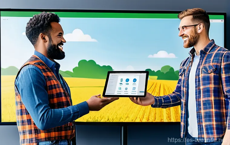 축산업 자격증 학습 앱 추천 - **Prompt:** A visually striking image showcasing precision livestock farming. The foreground feature... 축산업 자격증 학습 앱 추천 - **Prompt:** A visually striking image showcasing precision livestock farming. The foreground feature...