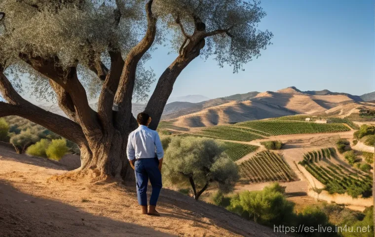 축산업 농장 인수 방법 - **Aspiration in the Andalusian Dehesa**
A wide, picturesque shot of a serene Spanish *dehesa* la...
