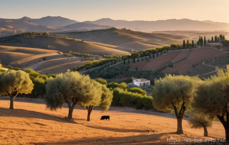 축산업 농장 인수 방법 - **Aspiration in the Andalusian Dehesa**
A wide, picturesque shot of a serene Spanish *dehesa* la... 축산업 농장 인수 방법 - **Aspiration in the Andalusian Dehesa**
A wide, picturesque shot of a serene Spanish *dehesa* la...