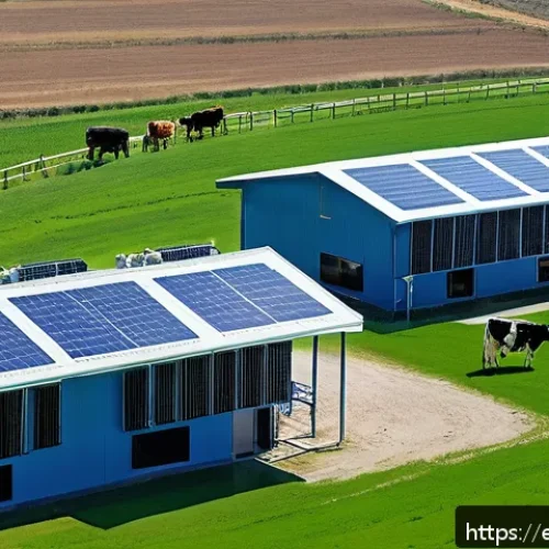 Home 32 축산업 글로벌 트렌드 - A modern cattle farm in Spain equipped with advanced real-time monitoring technology: cows wearing s...
