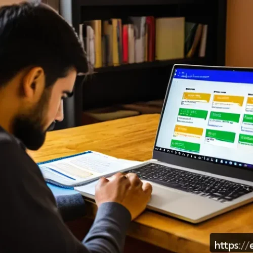 Home 30 축산업 자격증 학습 자료 추천 - A modern online learning environment featuring a Spanish-speaking adult student studying livestock m...